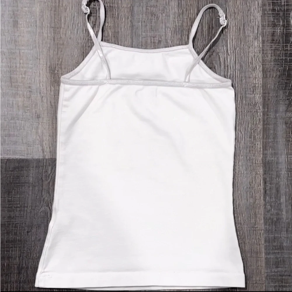 💞 Girls XS (4/5) White Cami Tank Top